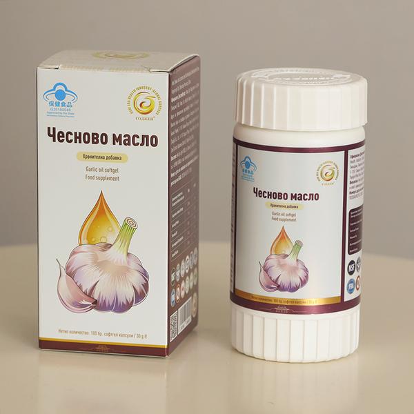 GUOZHEN Гел капсули с чесново масло-100 капсули